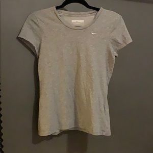 Nike grey dry fit shirt